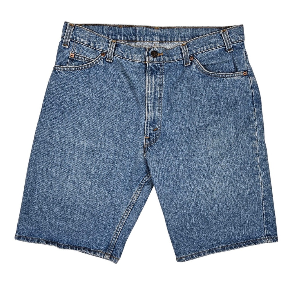 Vintage Levi's Mens 36 Blue Shorts 550 Orange Tab Denim Jorts USA Made (05/1992)